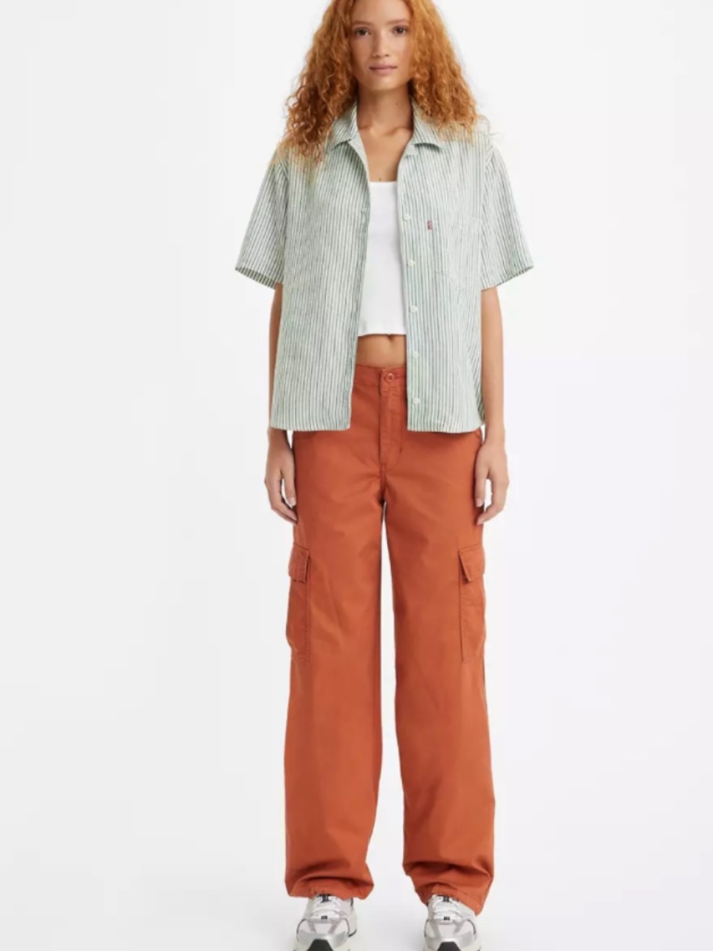 Levi's '94 Baggy Cargo Pants- Burnt orange- size 27